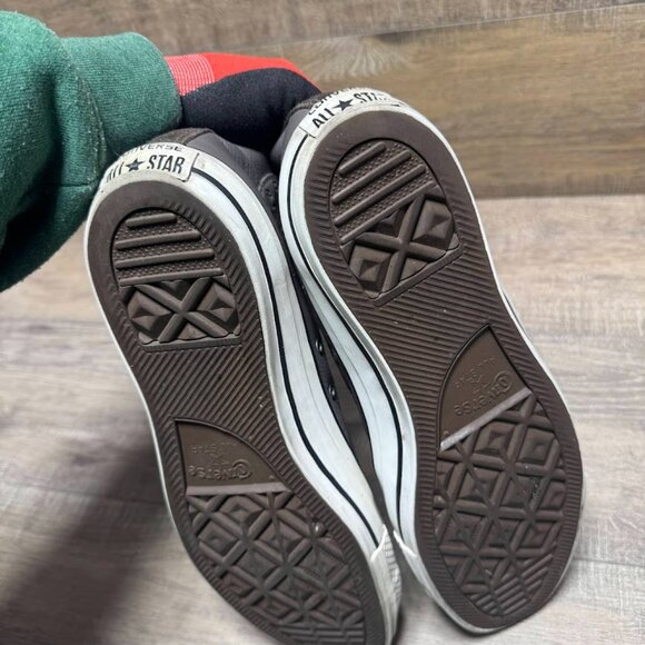 Converse Chuck Taylor Light Brown Leather High Top Sneakers Men's Size 11.5 - Picture 4 of 7